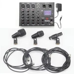 Gibralter Gdms Complete Drum Monitor System With Mixer, Mics And Cables. Fixed Price $379.99.
