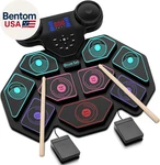 Electronic Drum Set - Electric Roll Up Portable Kit Midi Practice. Fixed Price $74.14.