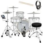 Efnote 7 Electronic Drum Set - White Sparkle Essentials Bundle. Fixed Price $4499.00.