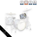 Canopus Mahogany 7X10 Tt Sky Blue Pearl Wrap Drum Tom. Fixed Price $2439.57.