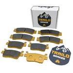 Kawasaki KRX/KRX4 1000 2020-2026 Extra Thick Ceramic Brake Pad Set Front & Rear. Fixed Price $89.79.