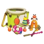 B. Toys Drum Set 7 Instruments - Parum Pum: Music Percussion. Fixed Price $34.99.