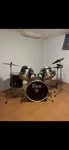 Pulse Acoustic Drum Kit 5-PIECE Set With Bass, Snare, Tom, Hi-hat, Cymbal. Fixed Price $350.00.
