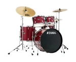 Tama Imperialstar 5-PIECE Drum Set With Hardware Cymbals Candy Apple Mist. Fixed Price $999.99.