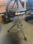 Ddrum Adjustable Throne Stool, Padded/foam Seat, Tripod Base For Drums. Fixed Price $22.00.