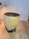 Vintage Djemba African Animal Skin Drum. Fixed Price $25.60.