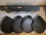 Vintage Rare Yamaha PTX8 Electronic Drum Percussion Tone Generator With 4 Pads. Fixed Price $473.75.