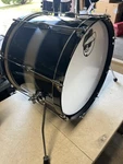 Pork Pie Hip Pig Mahogany 20 Diameter X 14 Bass Drum Black And Silver. Fixed Price $599.00.