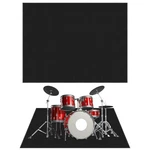Tasidingster 4X6FT Drum Rug 5MM Thickened Soundproof Mat Wi.... Fixed Price $43.54.