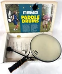 Remo Usa 10" Paddle Musical Drum Paddlocchia Percussion Arts Vintage W/ Mallet. Fixed Price $49.99.