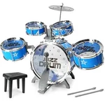 Kids Jazz Drum SET-10-PIECE Musical Instrument Toy W/ Stool & Pedal Perfect Gift. Fixed Price $46.99.